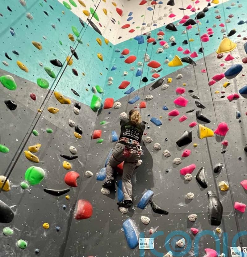 Blind mum fearlessly scales climbing walls as high as London’s 180m Gherkin building and plans to represent GB in international competitions