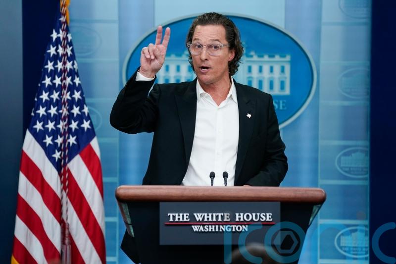 Matthew McConaughey calls for gun control action at White House