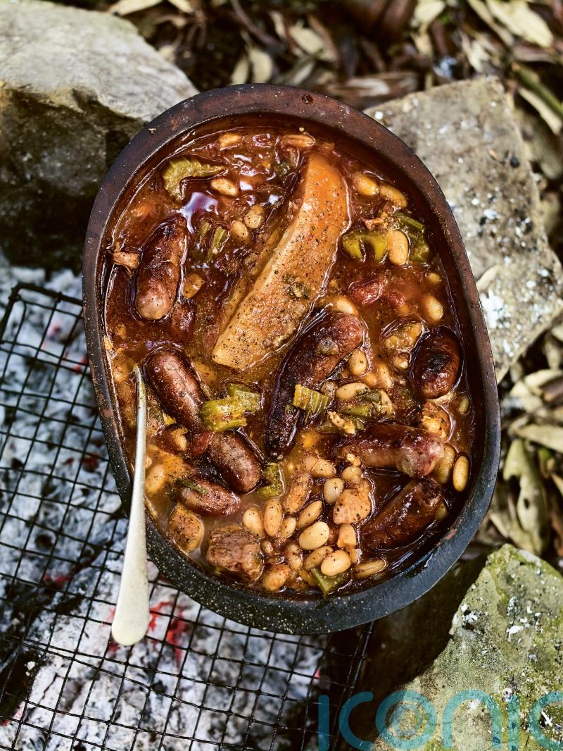 Gill Meller&rsquo;s campfire pork and beans recipe