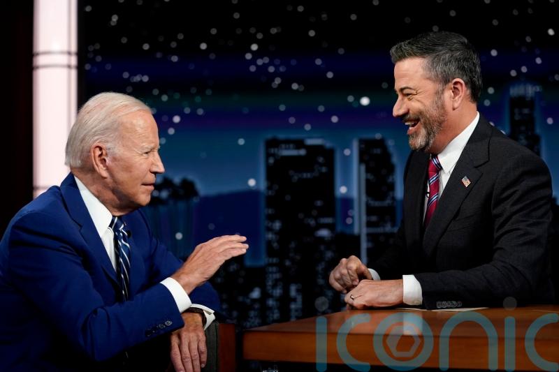 President Joe Biden discusses gun violence on Jimmy Kimmel Live!