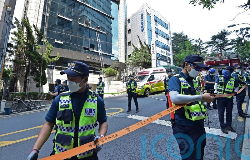 Seven killed in suspected arson attack at office building in South Korea