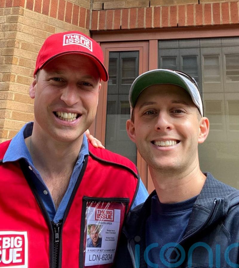 Praise for ‘humble’ William as future king seen selling The Big Issue in London