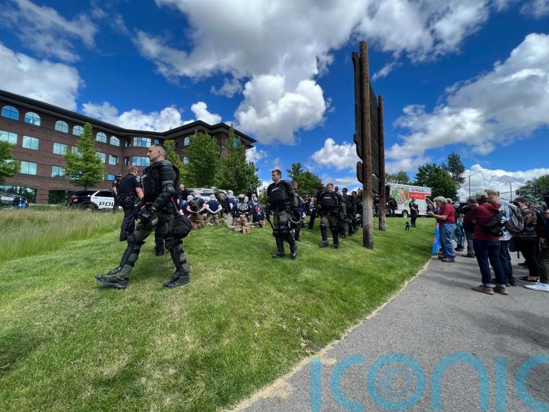 Patriot Front leader among those arrested near Idaho Pride event