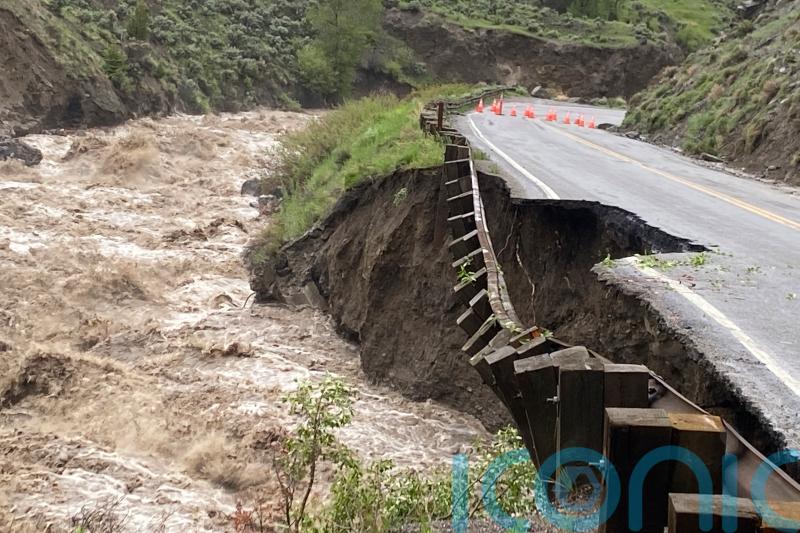 Tourists stranded as Yellowstone park closed after historic floods