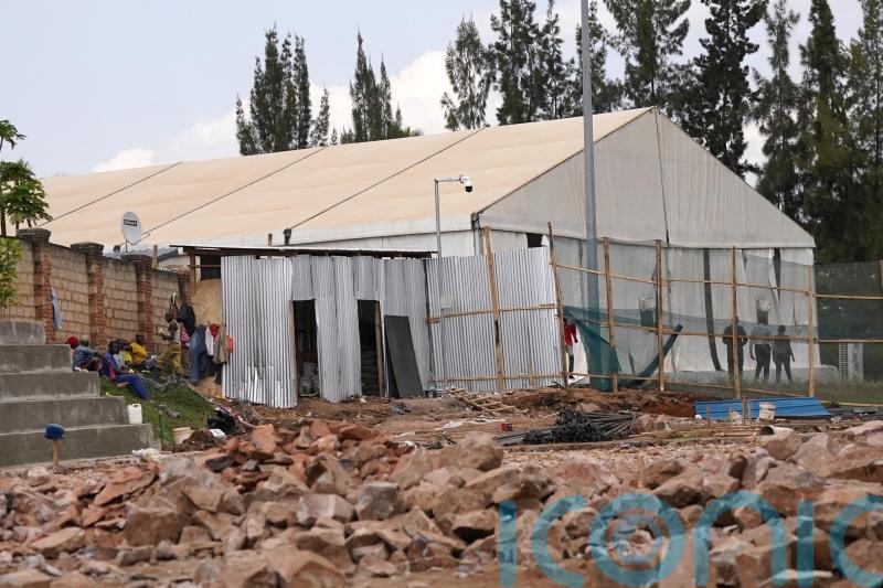 What happens when the first migrants arrive in the Rwanda from the UK?