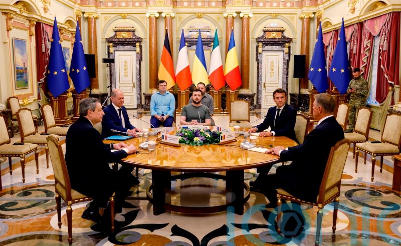 European leaders denounce brutality of Russian invasion during visit to Kyiv