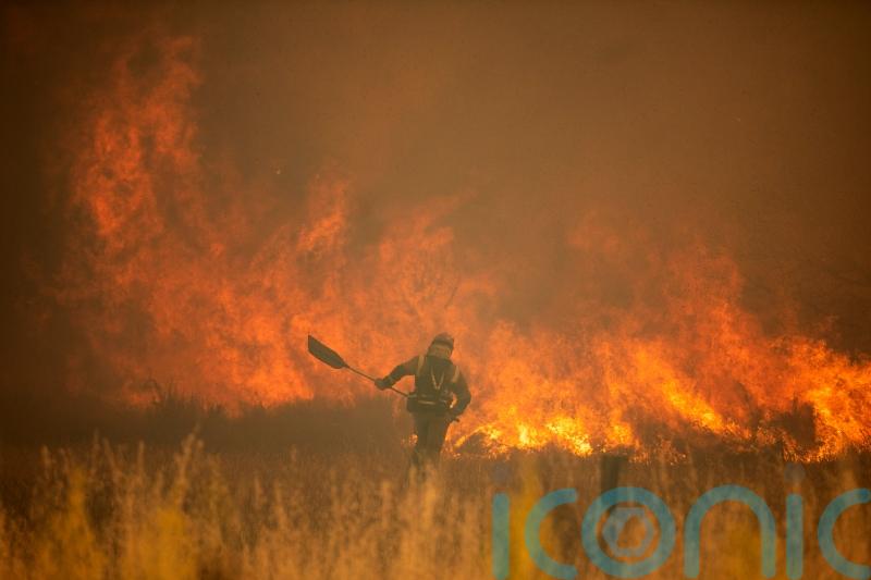 Firefighters in Spain battle wildfires across the country