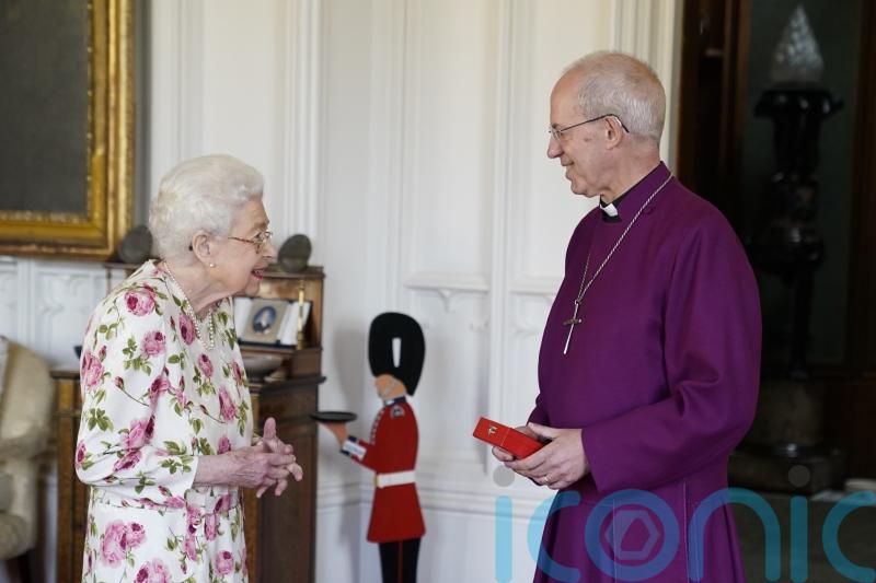Queen awarded Canterbury Cross by archbishop for ‘unstinting’ service to church