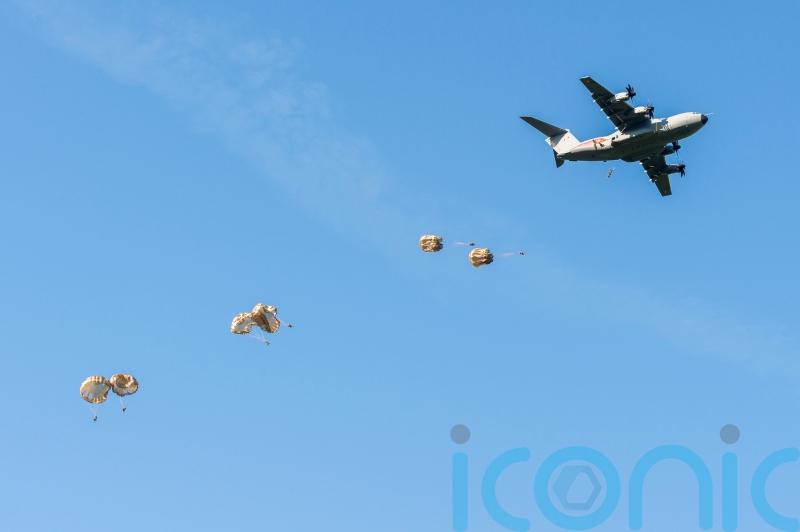 French paratroopers conduct military drill in Estonia in message to Russia