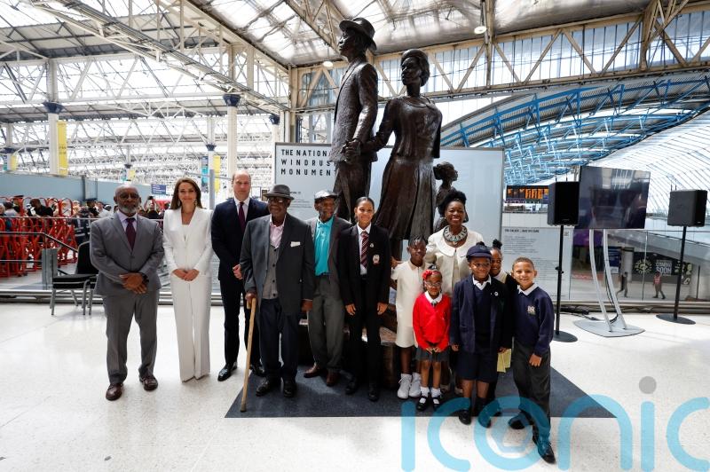 Windrush generation makes our culture richer, says William as monument unveiled