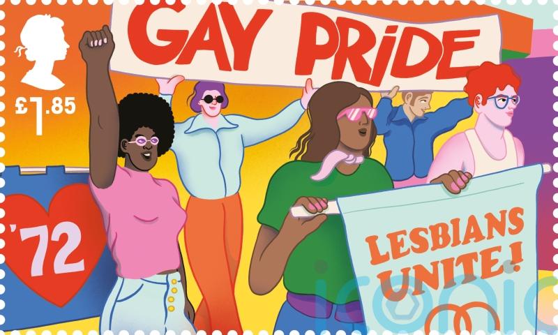 ‘Vibrantly illustrated’ stamps to mark 50th anniversary of first UK Pride rally