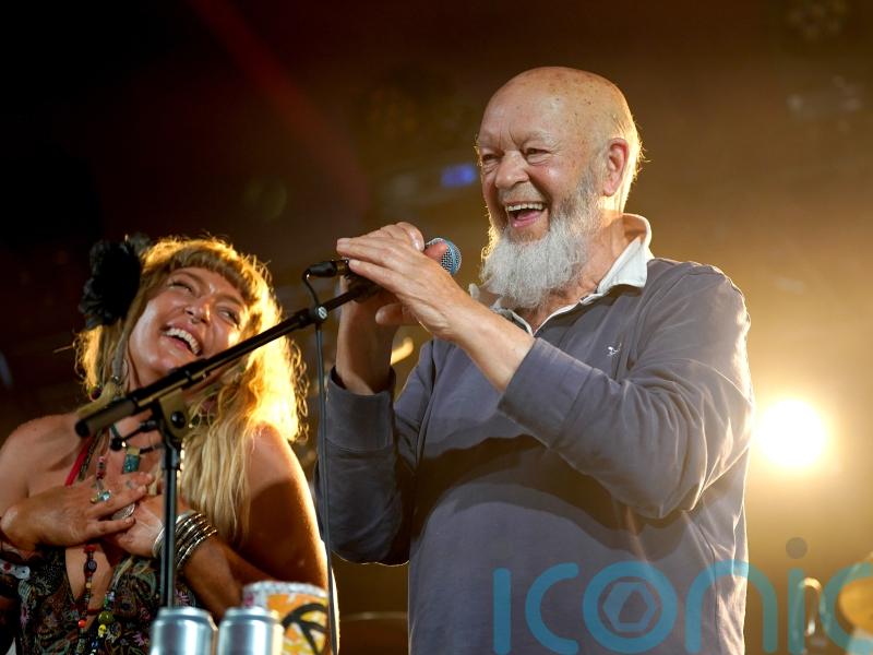 Glastonbury crowd chant ‘we love you Michael we do’ to festival founder