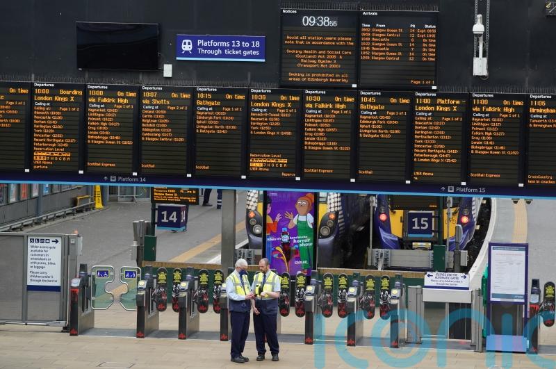 What train services are running on Friday after the latest strike?