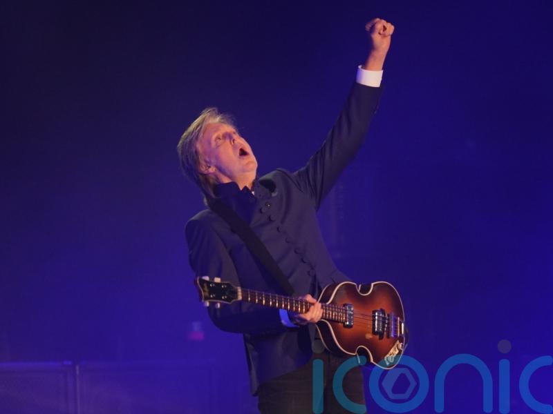 In Pictures: Sir Paul McCartney rolls back years for Glastonbury headline slot