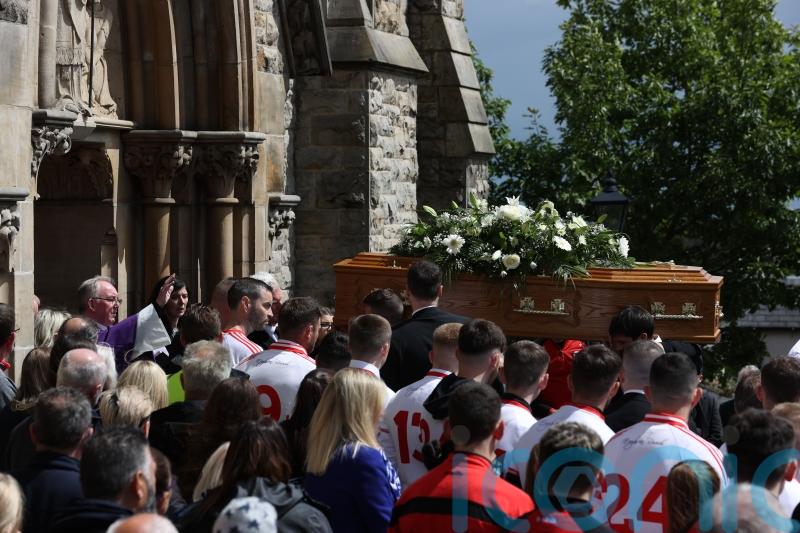 ‘Dynamic’ Tyrone hurler Damian Casey was ‘inspirational leader’, mourners told