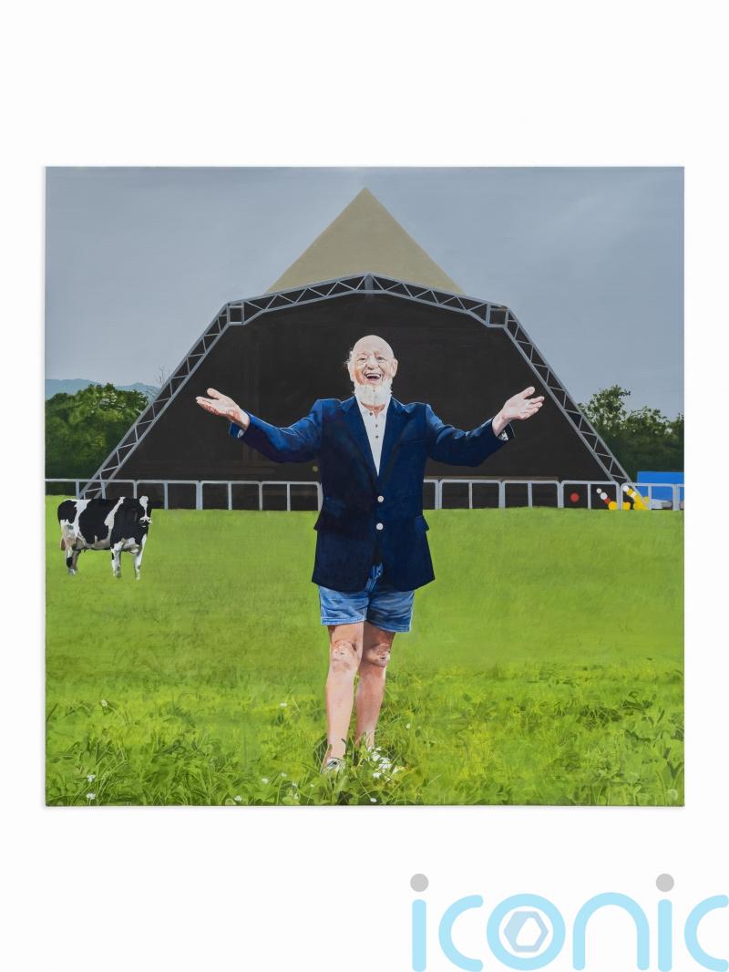 Michael Eavis says portrait is an ‘achievement for a dairy farmer from Somerset’