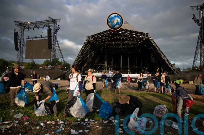 Glastonbury clean-up begins following Kendrick Lamar’s powerful closing set