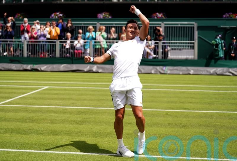 Ryan Peniston reels off straight-sets win on Wimbledon debut