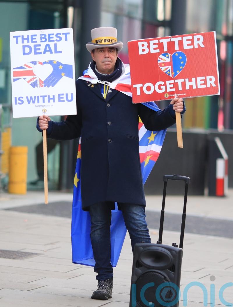 Police seize amplifiers from Stop Brexit protester Steve Bray outside Parliament