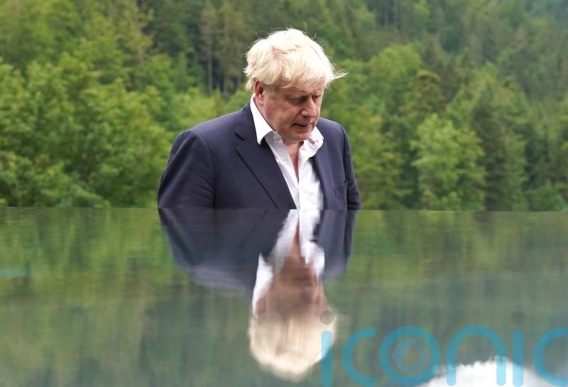 Johnson condemns ‘utter barbarism’ of Putin’s attacks on Ukraine as G7 ends