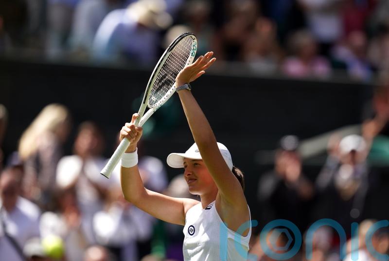 Iga Swiatek wins again but doesn’t consider herself on level of Williams sisters