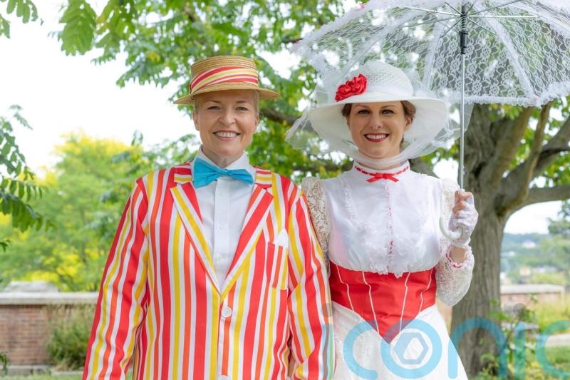 Couple tie the knot in Mary Poppins wedding ceremony