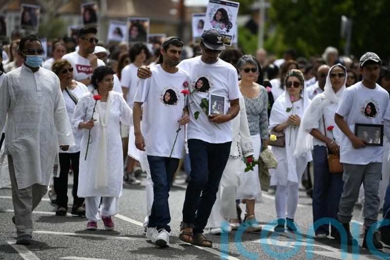 Hundreds gather at vigil for Londoner Zara Aleena