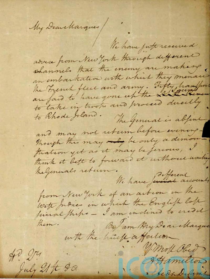 Long-missing Alexander Hamilton letter put on public display