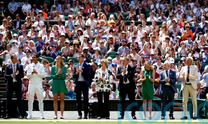 Grand slam greats mark Wimbledon Centre Court centenary