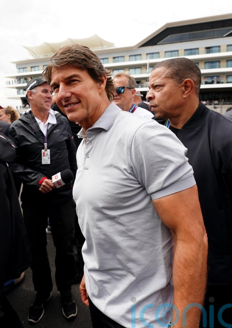 Tom Cruise celebrates 60th birthday watching the action at Silverstone