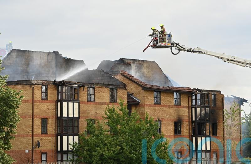Three injured in ‘huge’ gas explosion at block of flats
