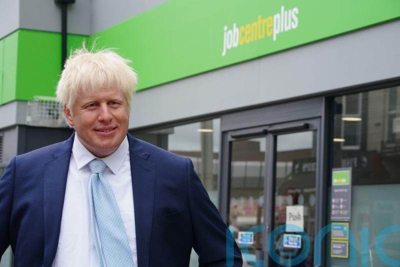 Boris Johnson waxwork appears outside jobcentre as PM quits as Tory leader