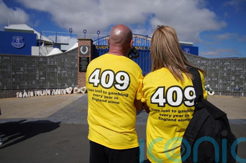 Families walk from Manchester to Liverpool to call for gambling ads changes