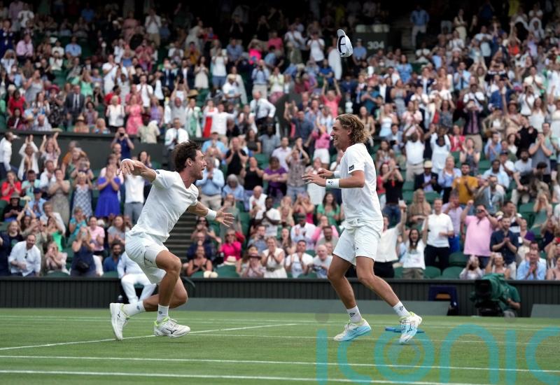 Australian duo win doubles title after five-set epic against injury-hit opponent