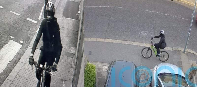 Police release image of cyclist suspected of stabbing 27-year-old woman