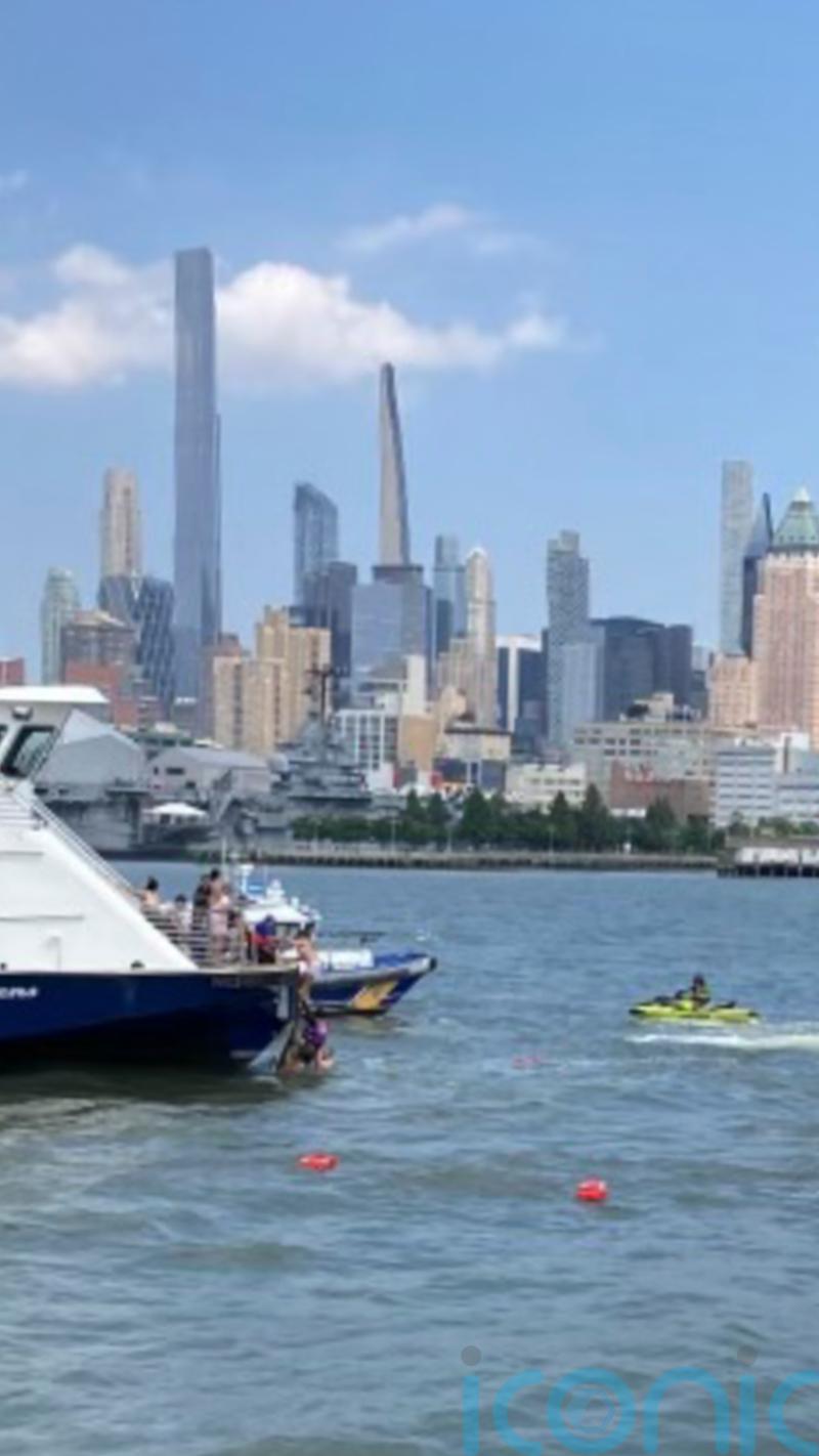 Woman and child killed as boat capsizes in New York City’s Hudson River