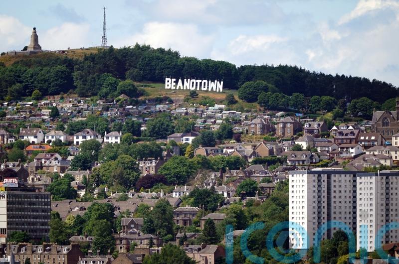 Giant ‘Beanotown’ sign unveiled over Dundee to mark city’s comic heritage