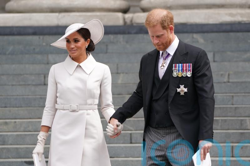 Queen said ‘thank goodness Meghan not coming’ to Philip’s funeral, book claims