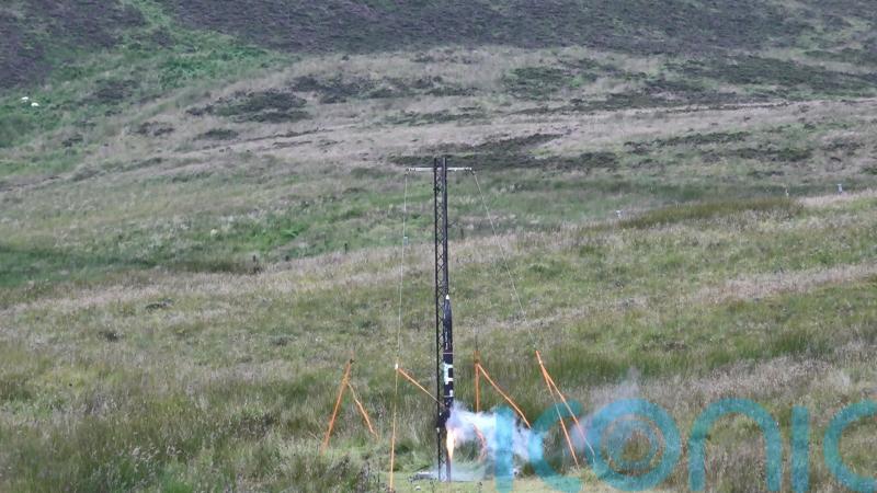 Rocket blasts off from Scottish moor as students aim for space