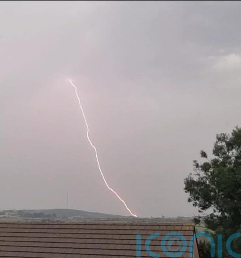 Residents ‘relieved’ as Cornwall hit by lightning and showers amid heatwave