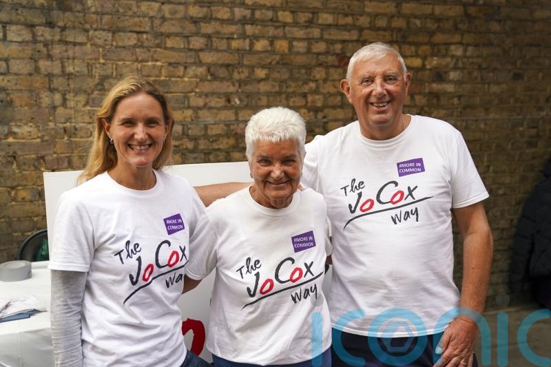 Record number of cyclists take part in 288-mile ride to remember Jo Cox