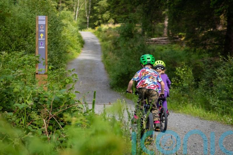 Waymarked gravel cycling trails opened in Aberfoyle in UK first