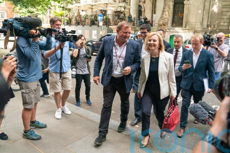 Badger cull protesters ambush Liz Truss at Tory leadership hustings