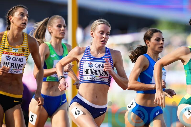 I was ‘losing my mind’ waiting for race to start, says Keely Hodgkinson