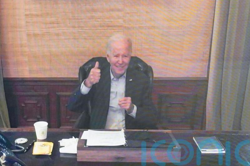 Hoarse Biden ‘feeling better than I sound’ after Covid diagnosis