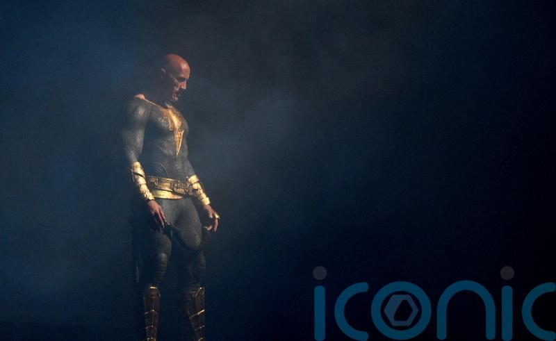 Dwayne Johnson arrives at Comic-Con in full costume to promote Black Adam