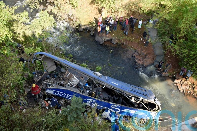 30 killed as bus plunges into river in Kenya