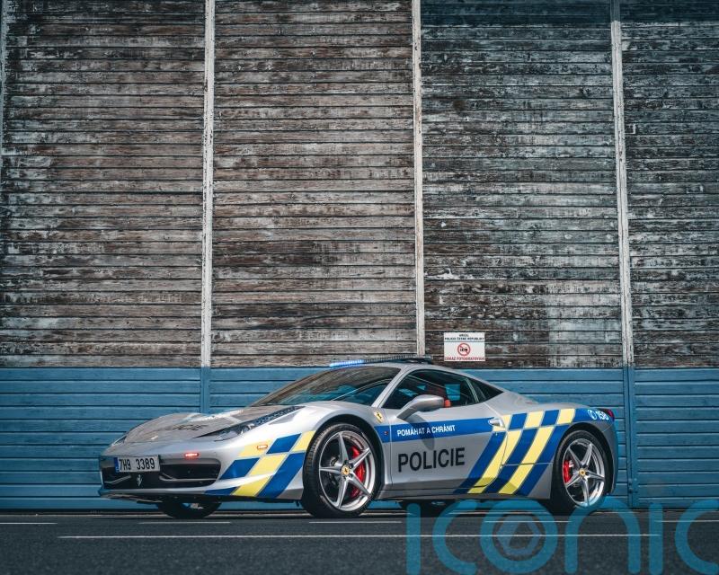 Seized Ferrari 458 supercar pressed into service by Czech police