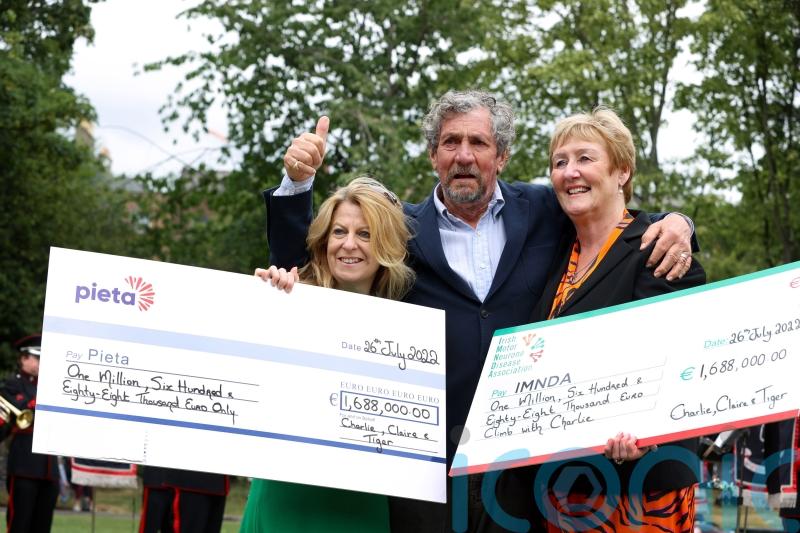 ‘Most remarkable’ day as Charlie Bird donates 3.3m euro in cheques to charity