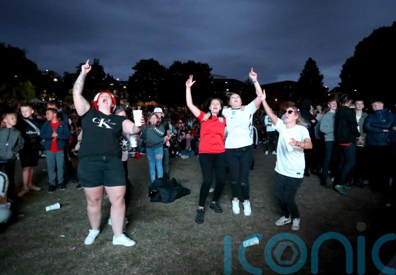 ‘Football’s coming home’ rings out amid emotional scenes after England win